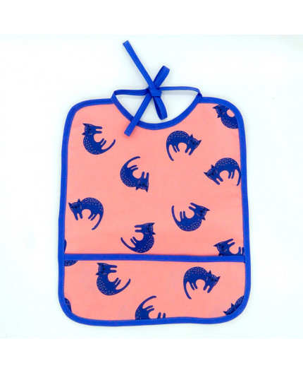 Bavoir Récupérateur - Motif "Chat"